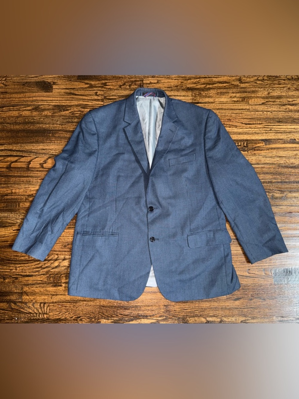 IZOD Classic Fit Blue Blazer Suit Jacket Sport Coat Size 44R